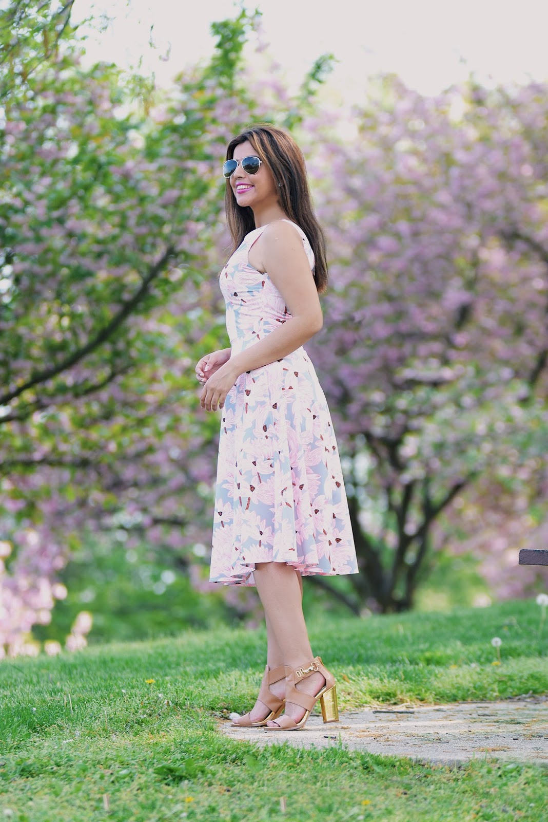 Cherry Blossom Dress-mariestilo-lightinthebox-fashionblogger-lookoftheday-primavera-spring style-armandhugon-celebrando la primavera