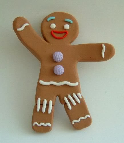 Omino Di Pan Di Zenzero Con Nome Al Centro - Decorazione - Foto 5