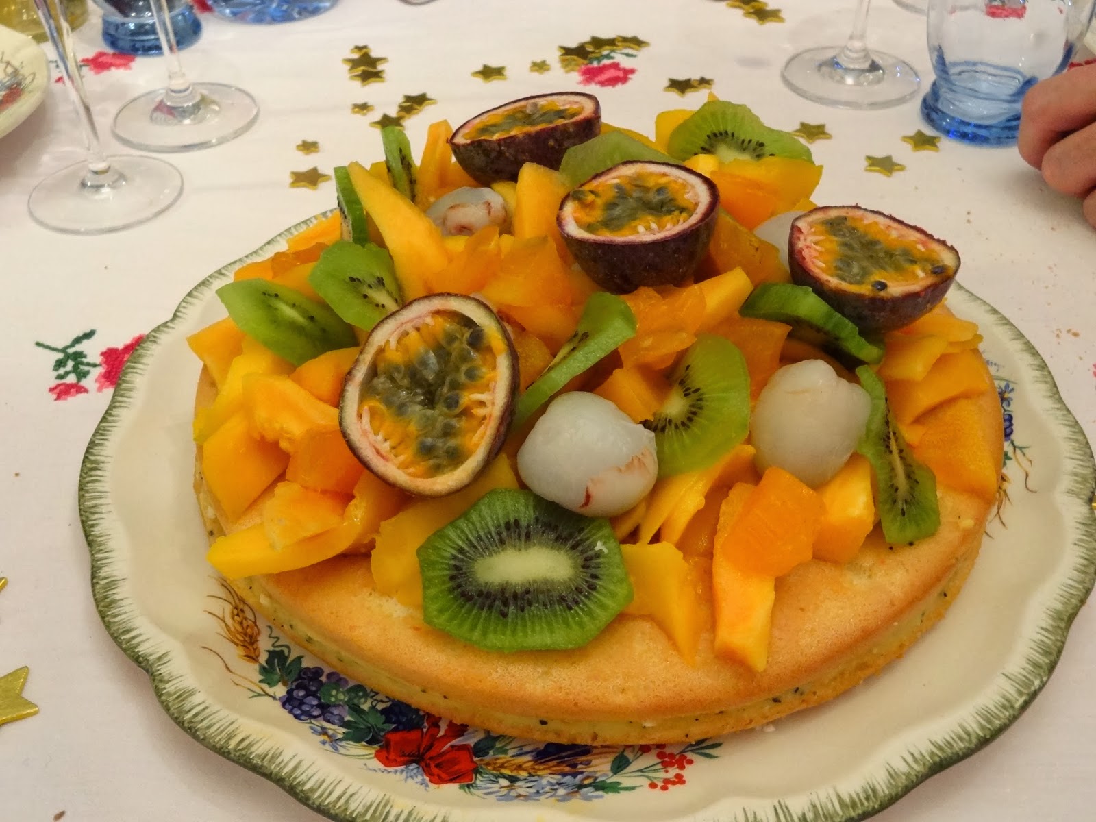 Lundi Pâtisserie ! Gâteau aux Fruits Exotiques