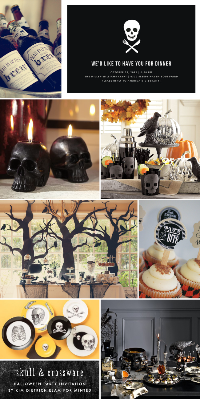 amber barkley grownup halloween party inspiration