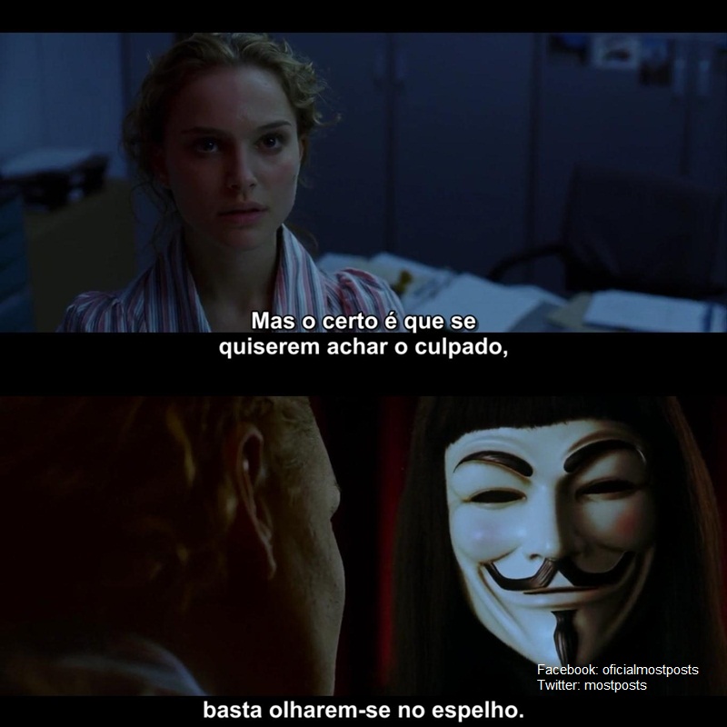 V de Vingança | Most Posts - Frases de filmes, series