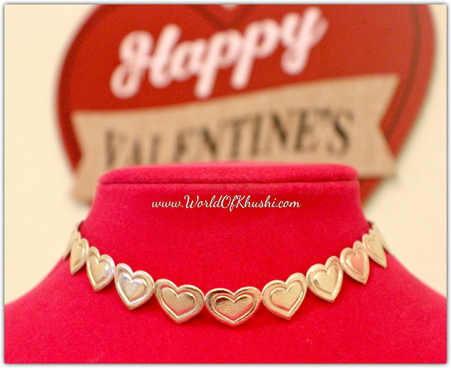 DIY Heart Choker Necklace | Valentine's Day Special