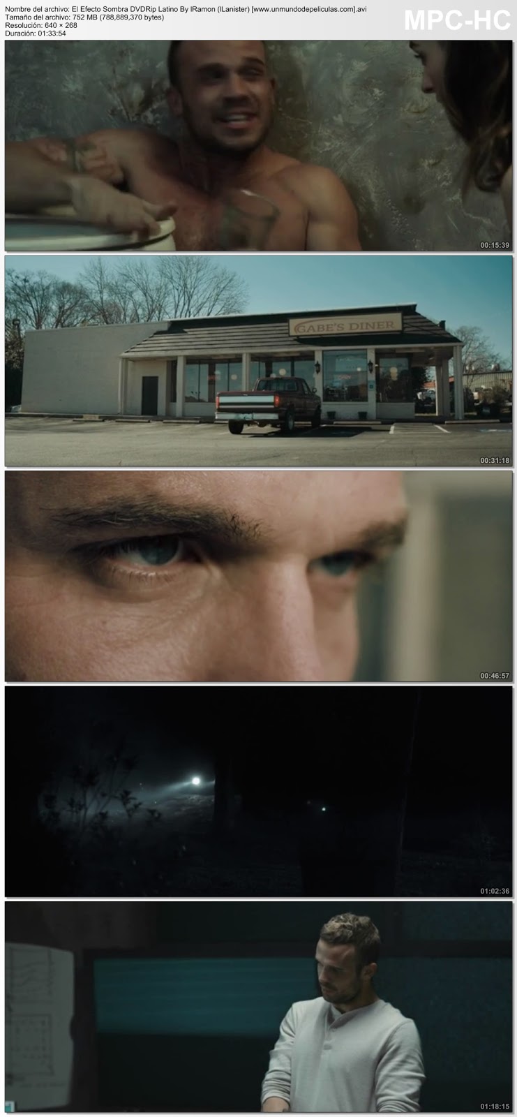 Capturas de la película.