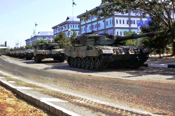 Armada MBT Leopard TNI-AD. PROKIMAL ONLINE Kotabumi Lampung Utara