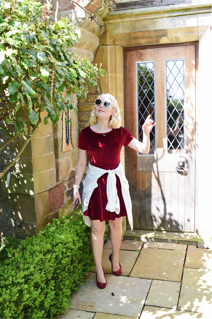 Style File: Red Skater Dress Fashion Review and Styling Tips — Oh ...