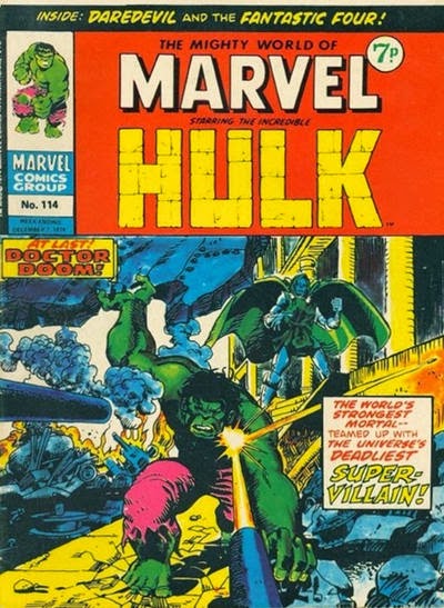 Mighty World of Marvel #114, The Hulk vs Dr Doom