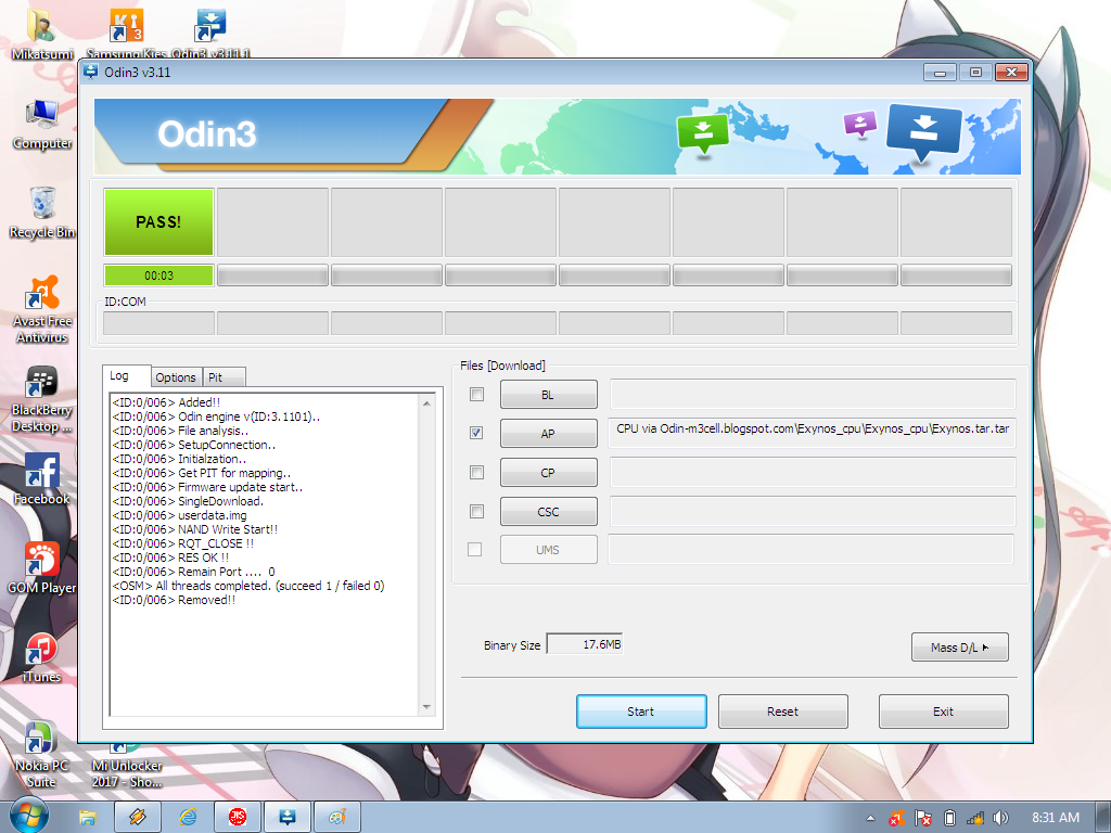 прошивку 6.0
