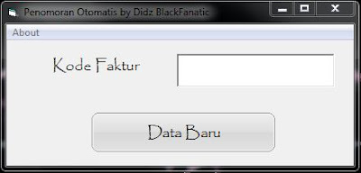 Membuat Nomor Otomatis di VB 6 Database MySQL