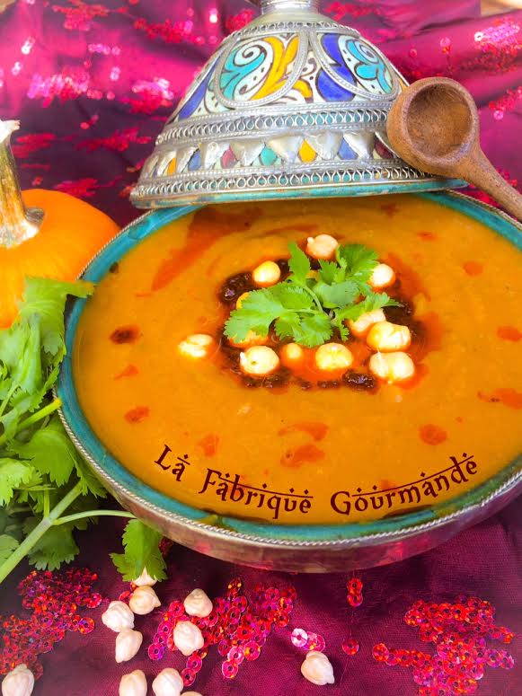 La Fabrique Gourmande: Soupe Marocaine aux Pois Chiche et Potiron