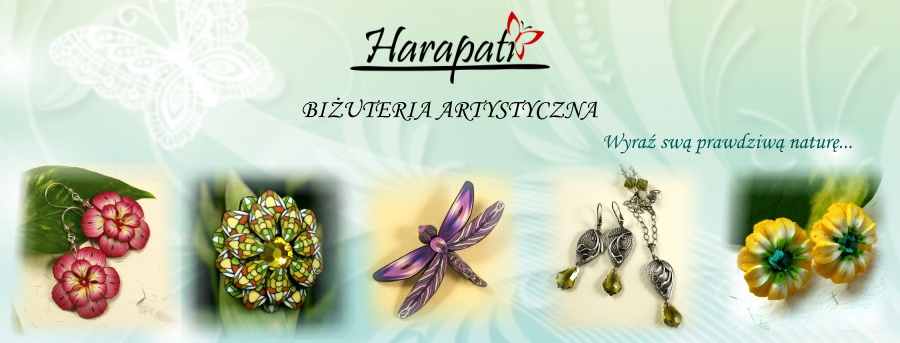 Harapati - biżuteria z masy plastycznej i glinek metali... (My polymer clay and metal clay jewelry)
