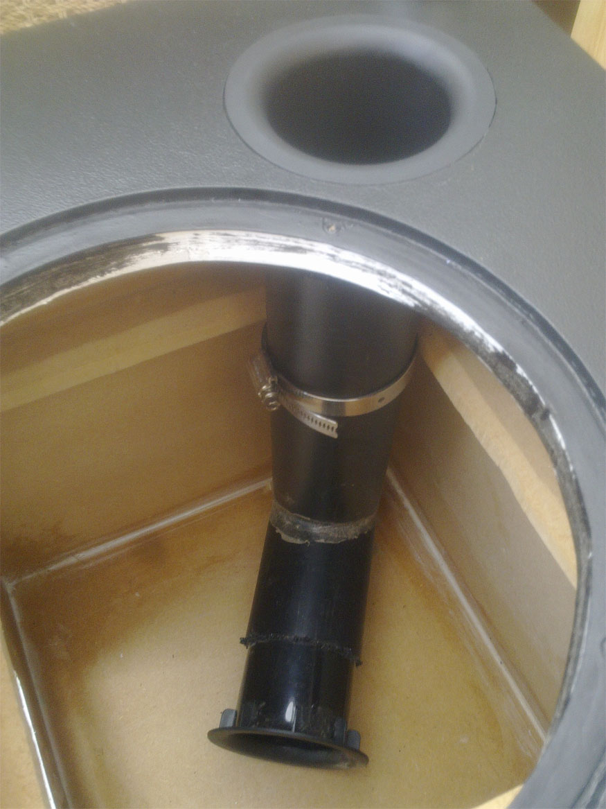 Do it yourself at home DIY subwoofer port