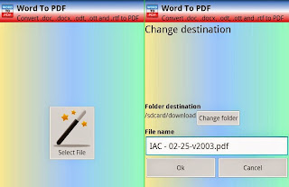 How to convert Word file to PDF via Android?