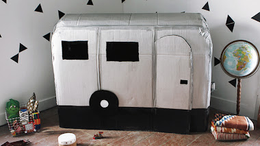 Cómo hacer una caravana con cartón reciclado