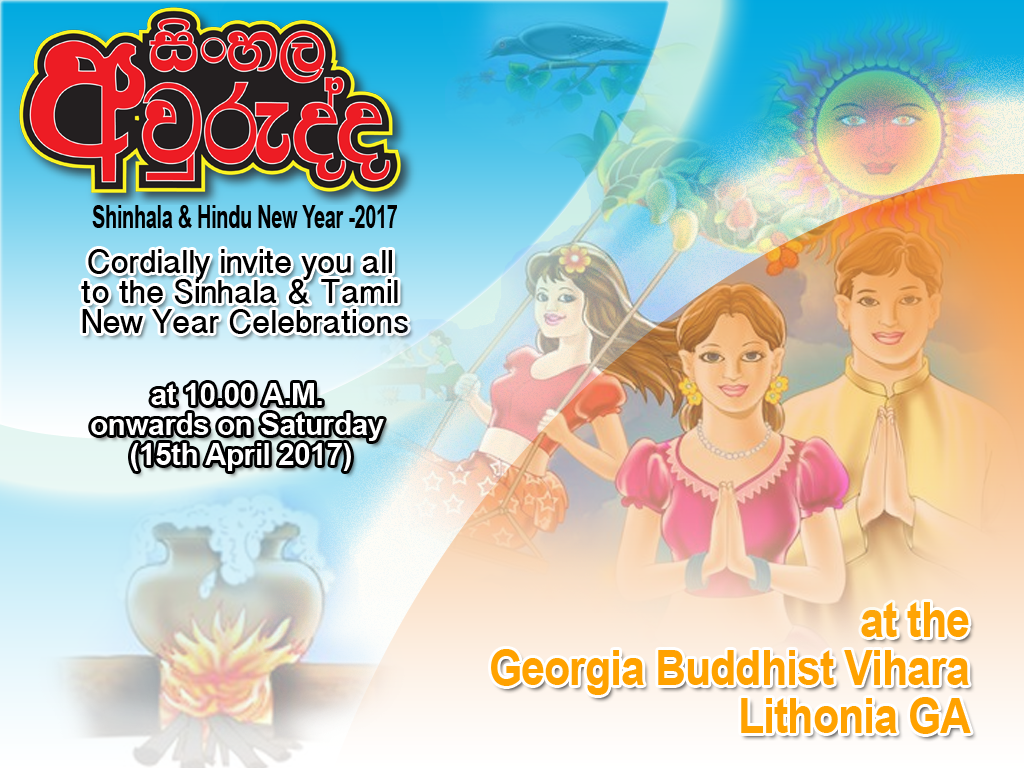 Sri Lankan New Year Celebration 2017 Georgia Buddhist Vihara