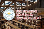 Daftar Nama Lulus di Safwa University Tahun 2021 M - 1443 H Daftar Nama Lulus di Safwa University Tahun 2021 M - 1443 H