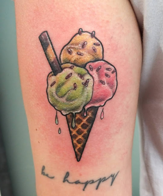 Tatuagens de sorvete para as mulheres Tatuagens de sorvete para as mulheres