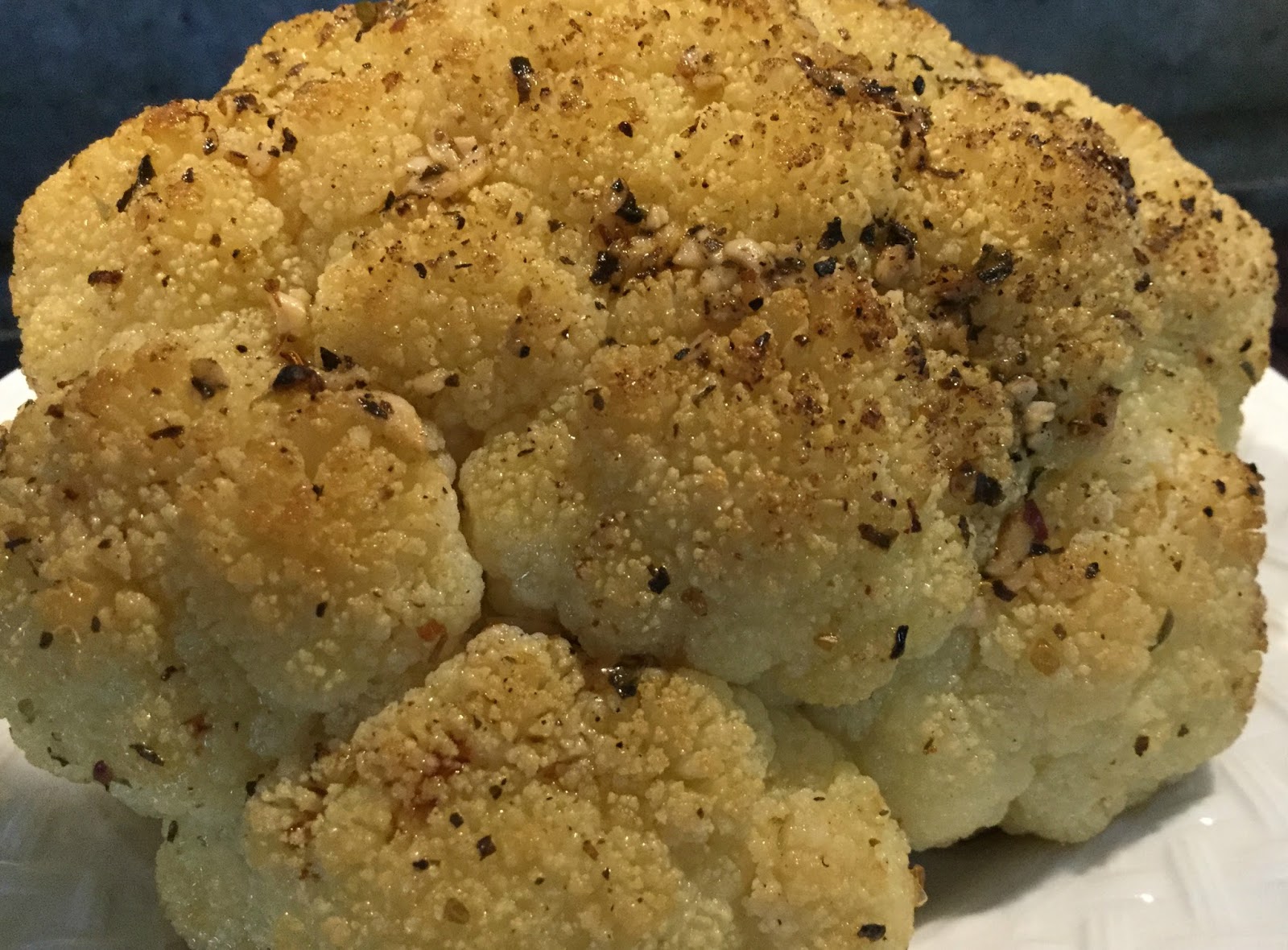 Roasted Cauliflower with Garlic and Herbs