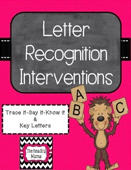 http://www.teacherspayteachers.com/Product/Letter-Recognition-Interventions-687348