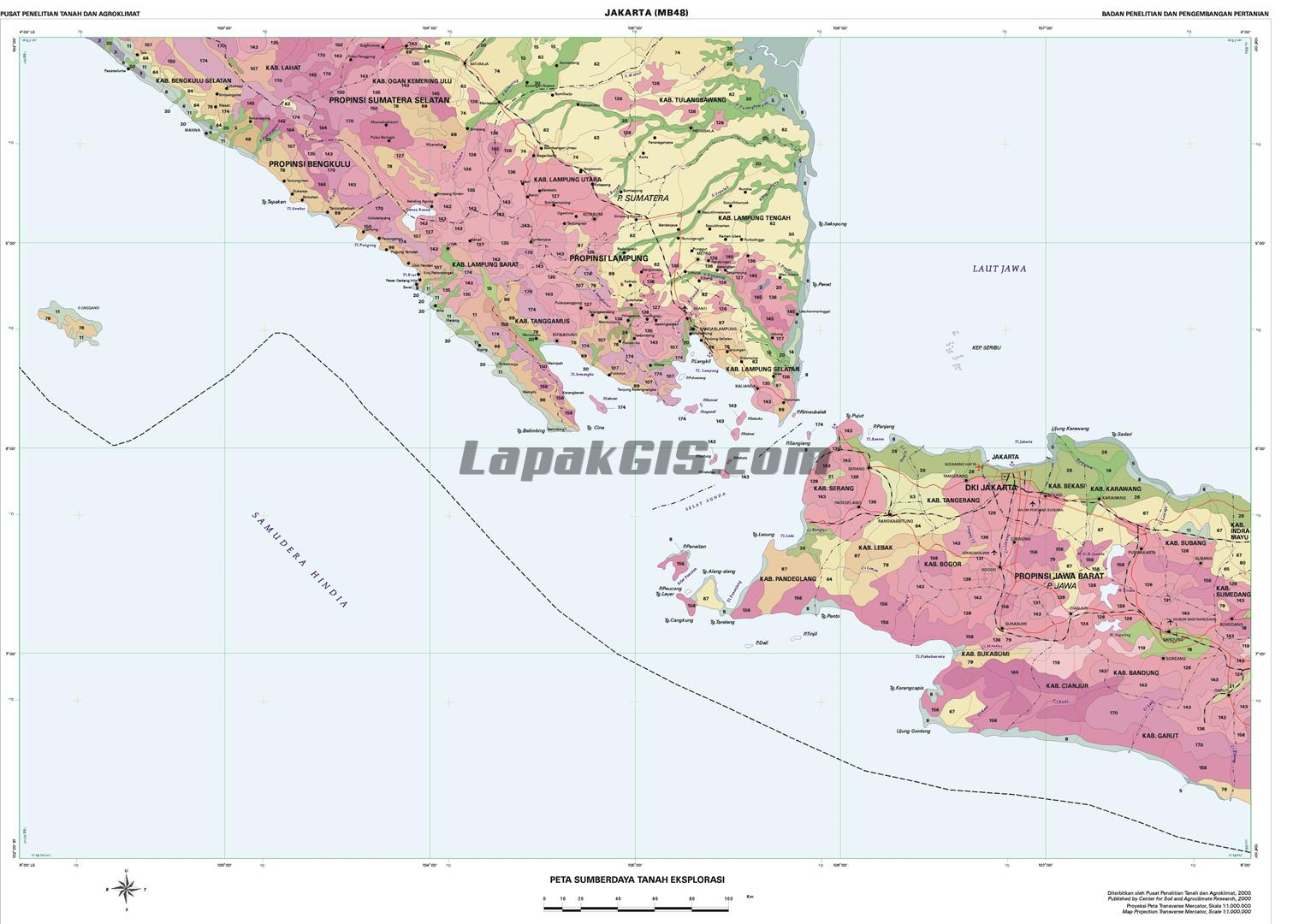 Data Peta Digital Eksplorasi Tanah Seluruh Indonesia Gratis