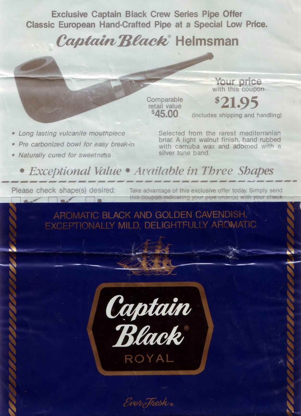 Курительная трубка Captain Black