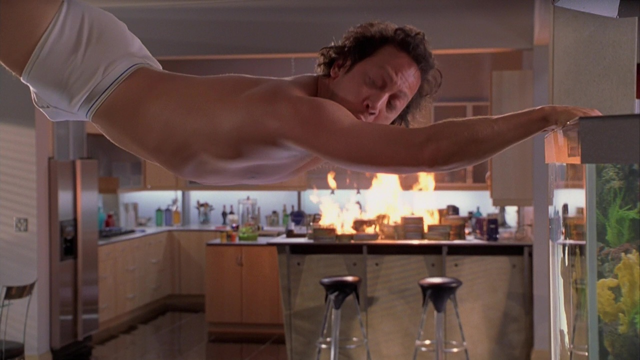 Rob Schneider 'nude' in Deuce Bigalow: Male Gigolo.