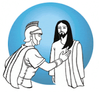 Lord, I am not worthy to come into my house, but ask him to just say a word and my servant is to be cured. (Matthew 8.8)