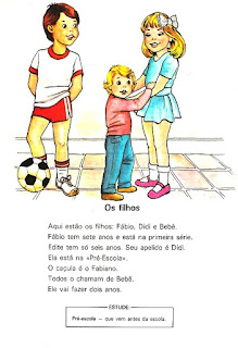 Leitura Leitura antiga para alfabetização