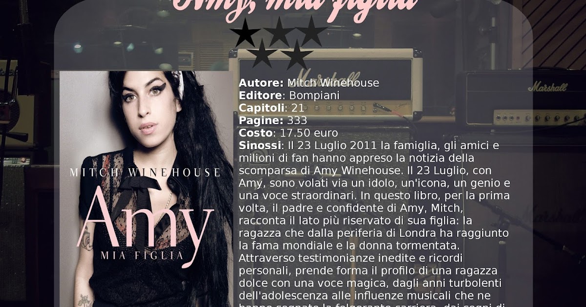 Overdose di Libri 10 Amy mia figlia, Mitch Winehouse Quanto sballa?