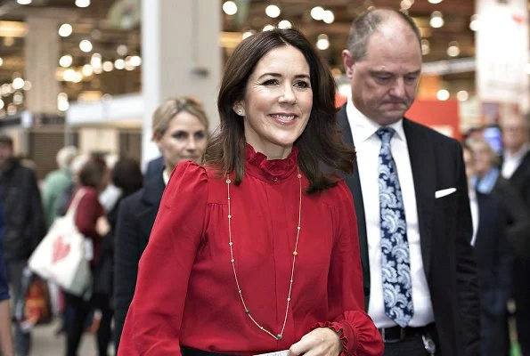 Crown Princess Mary of Denmark attended presentation of the book #Childmothers of UNFPA at Book Fair