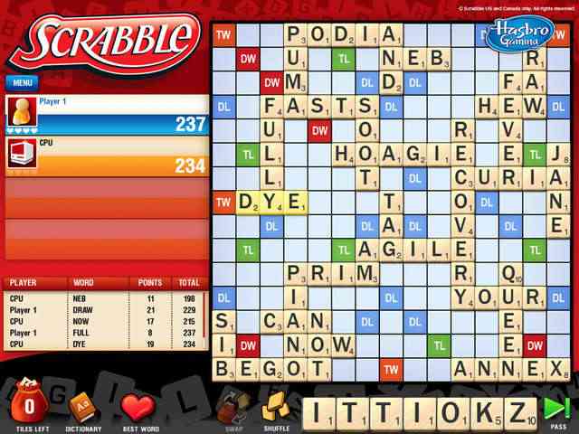 Scrabble Game Full Version