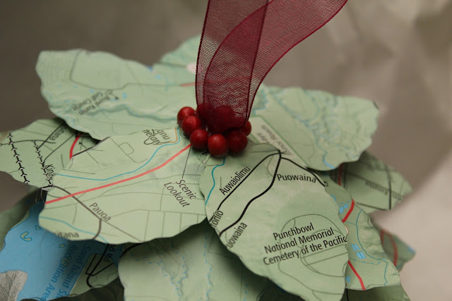 Pinecone Map Ornament - Turtles and Tails blog