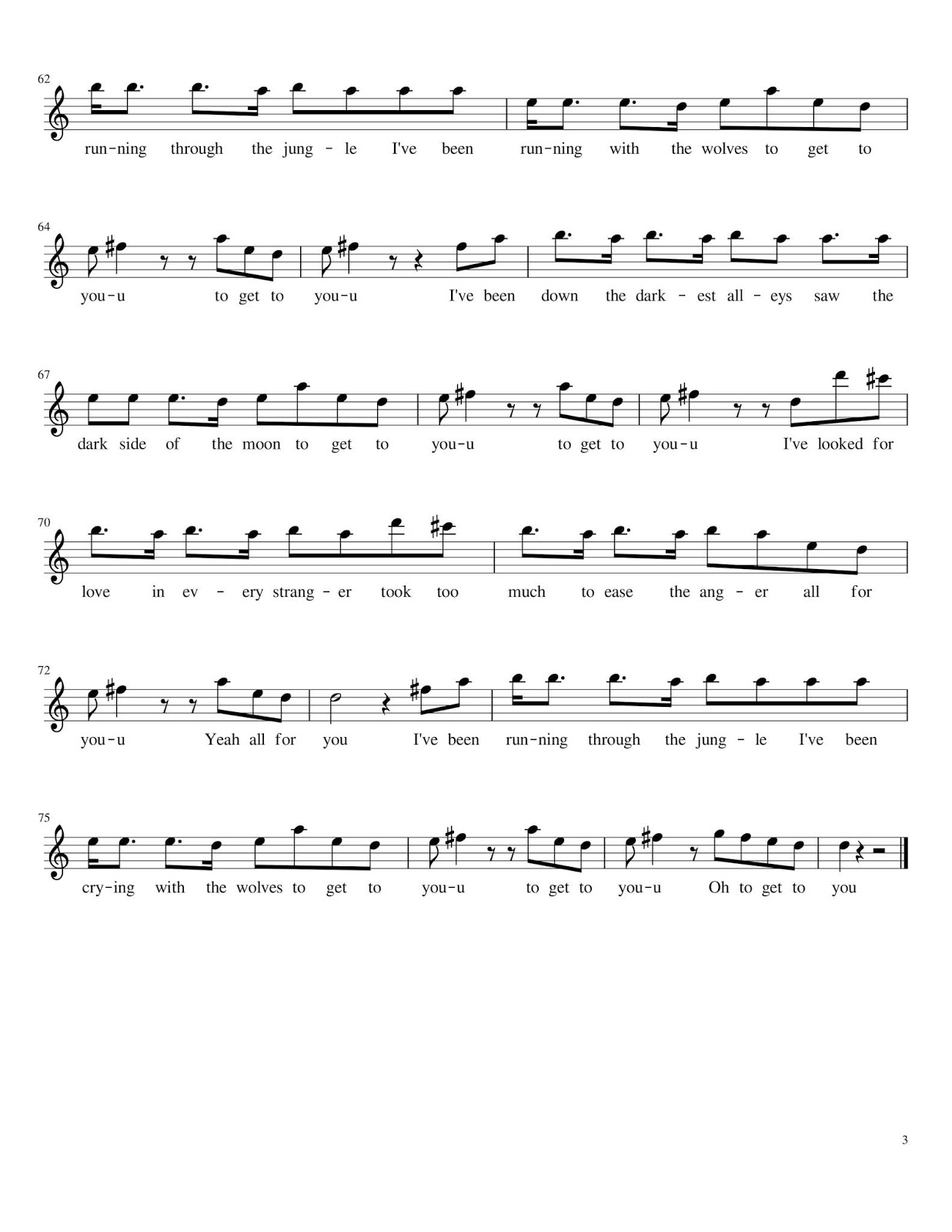 Flute Cafe Wolves by Selena Gomez and Marshmello (Flute Sheet Music)