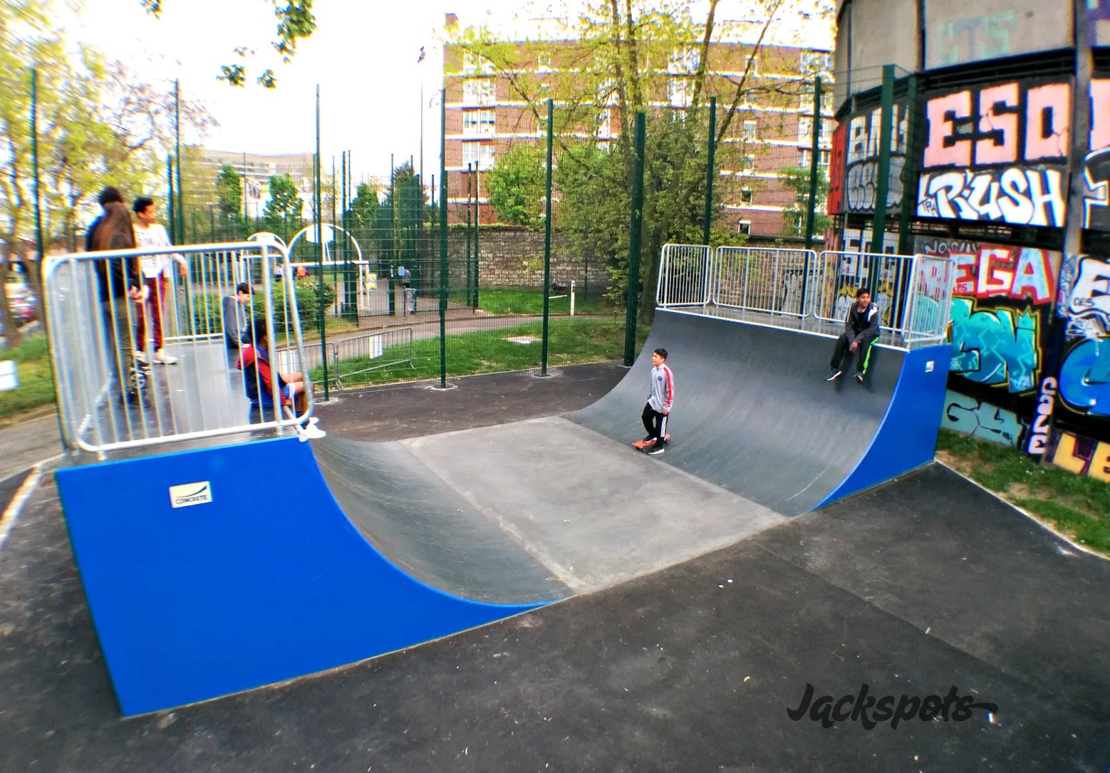 Le nouveau skatepark Porte de Vanves, à Paris Jackspots