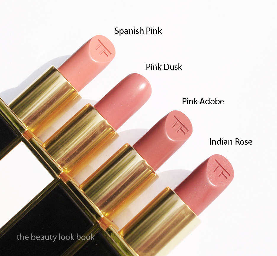 Tom Lipstick Swatches: Pinks & Nudes The Beauty Look Book