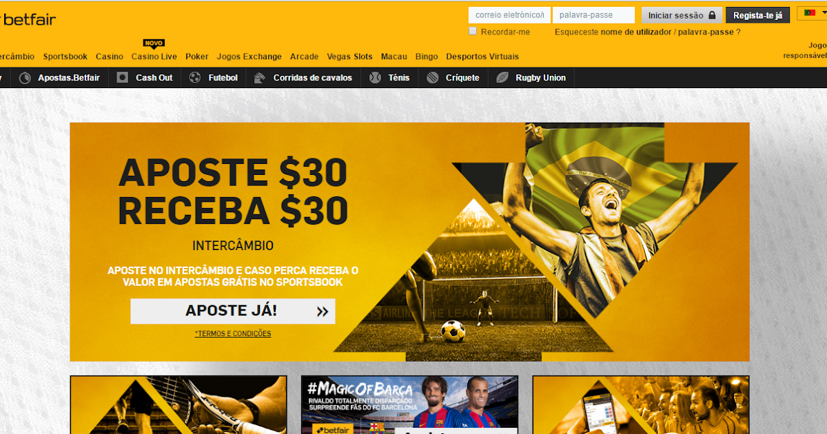 Betfair Website