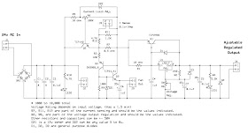Electronics Circuit Application : variable voltage adjustable power