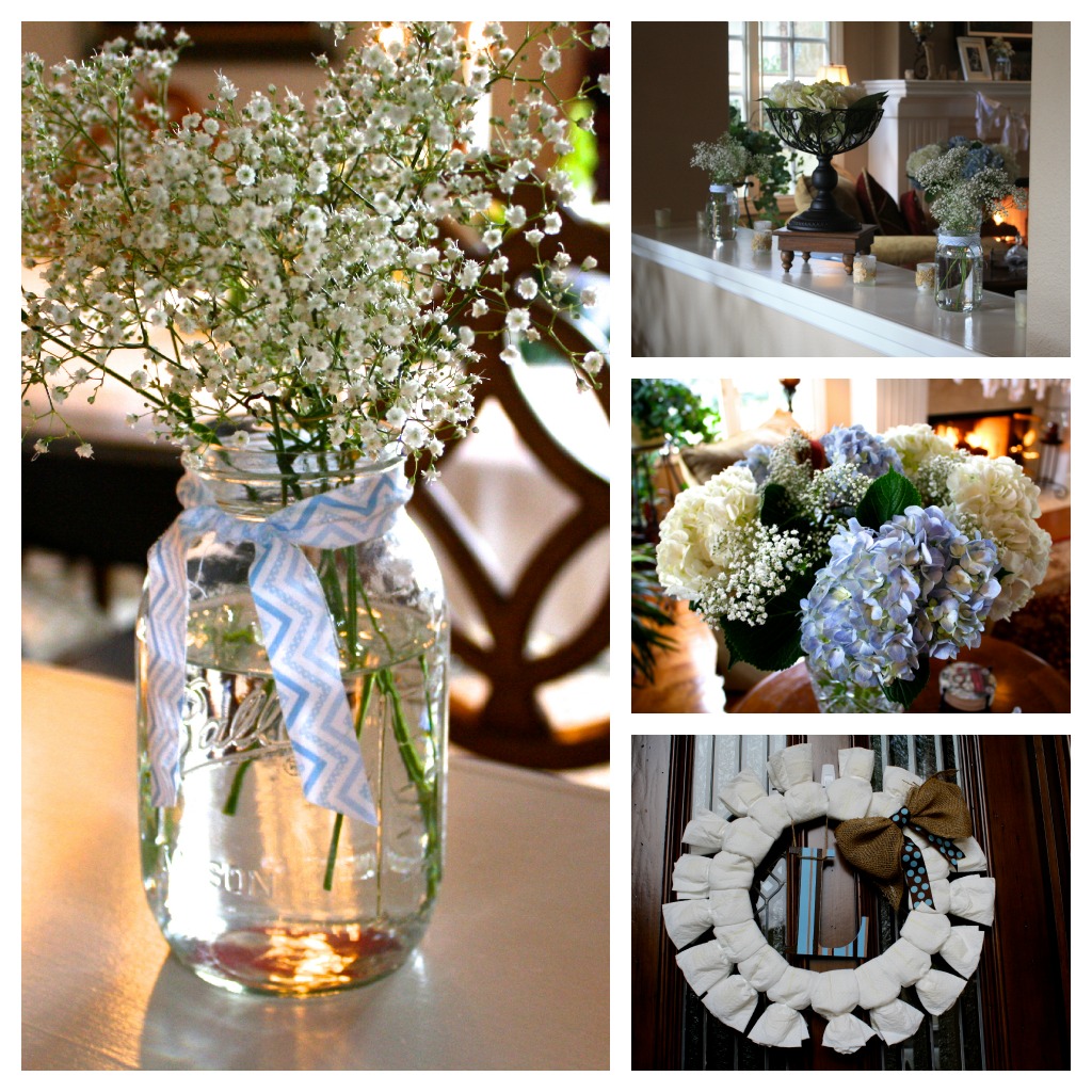 Things to be Stroud Of Blue and Brown Baby Shower Decor