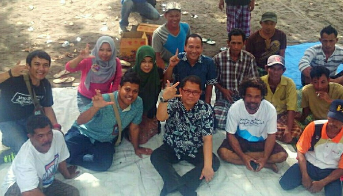 Apresiasi mFish, Menkominfo Temui Nelayan di Ampenan Lombok