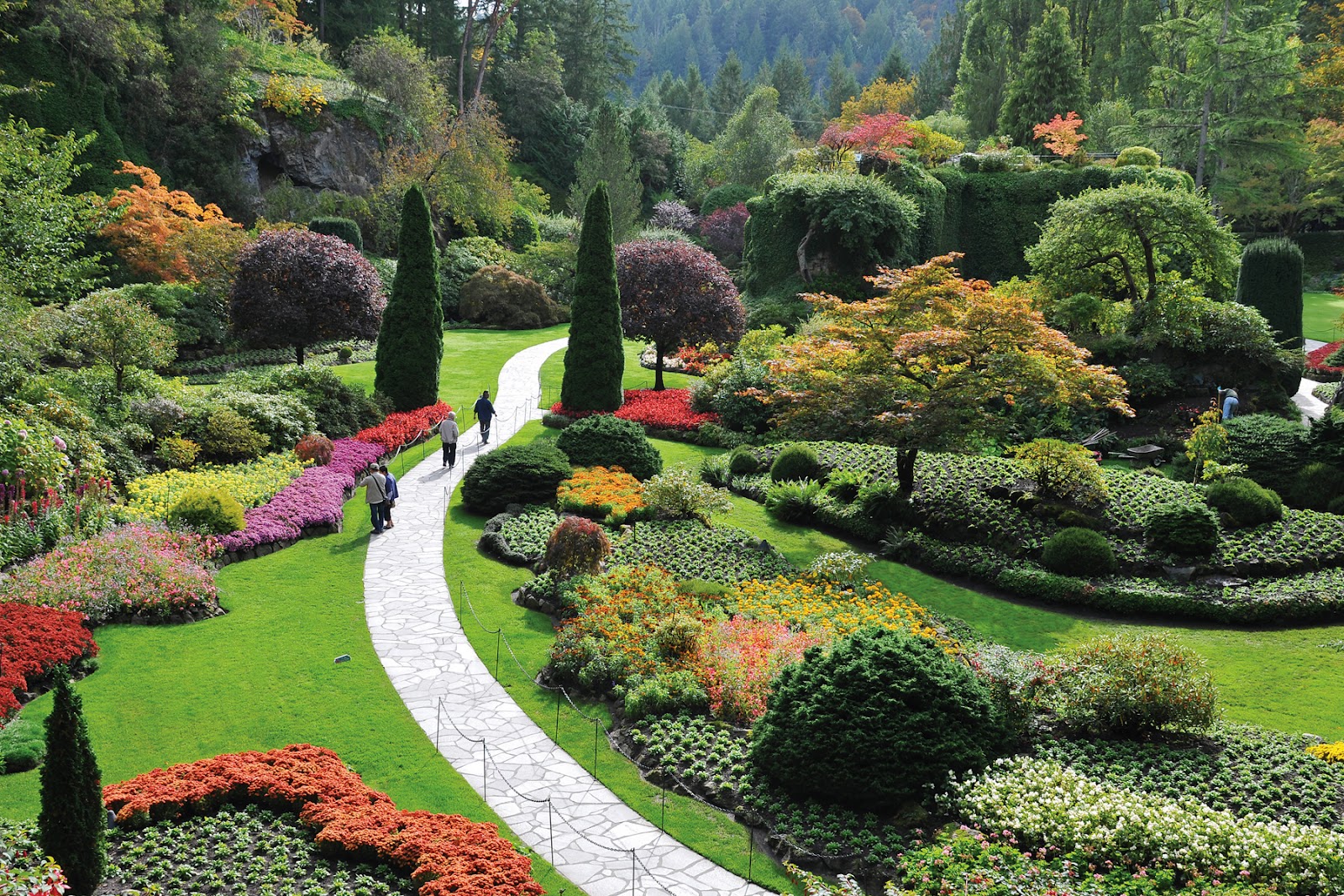 Luxe and Class magazine Los jardines Butchart