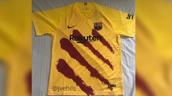 تم الكشف عن قميص فريق برشلونة الرابع للموسم القادم 2019\2020 ، بعد أن كشف Joan Vehils على حسابه على Twitter أول صورة لهذا القميص الجديد الذي سوف يرتديه الفريق يرتديه الموسم المقبل في المباريات والمناسبات الكبيرة فقط.