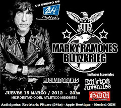 MARKY RAMONE EN POSADAS!! JUE 15 DE MARZO 2012 - 20hs