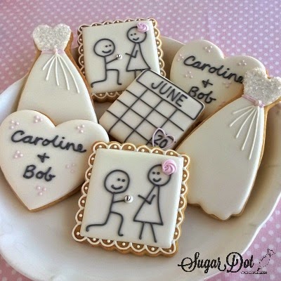 Sugar Dot Cookies Engagement Engagement Sugar Cookies