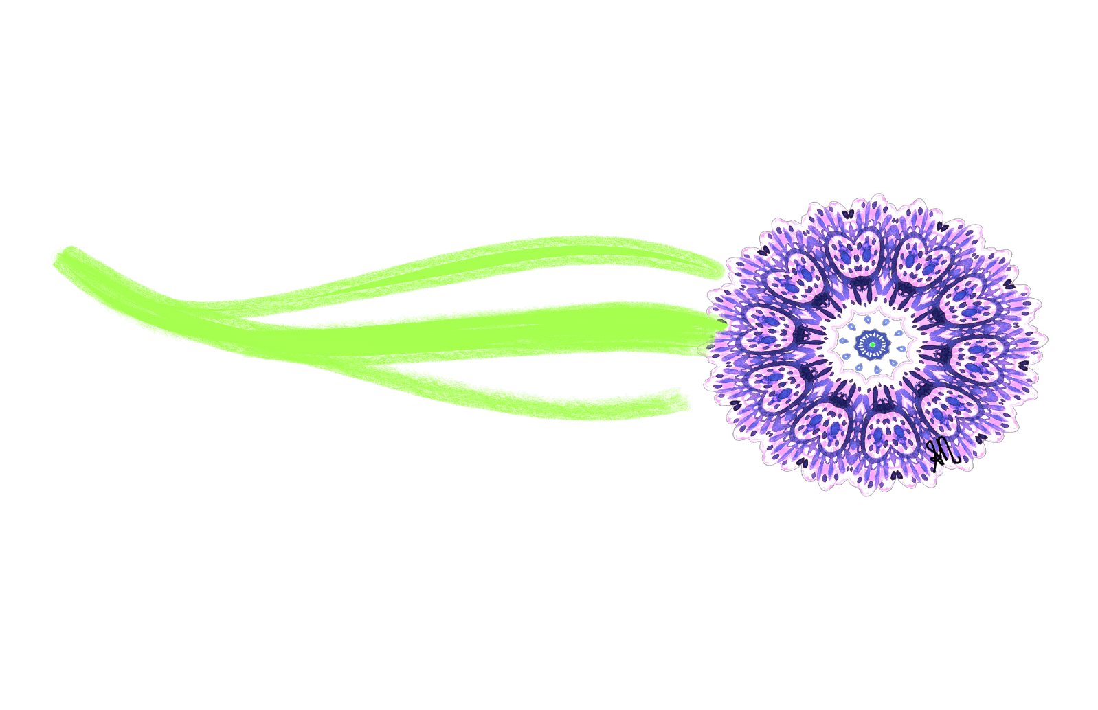 Beautiful Flower Line Designs