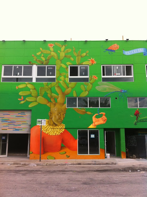 Street Art By Ukrainian Artists Interesni Kazki On The Streets Of Miami For Art Basel '13. 7