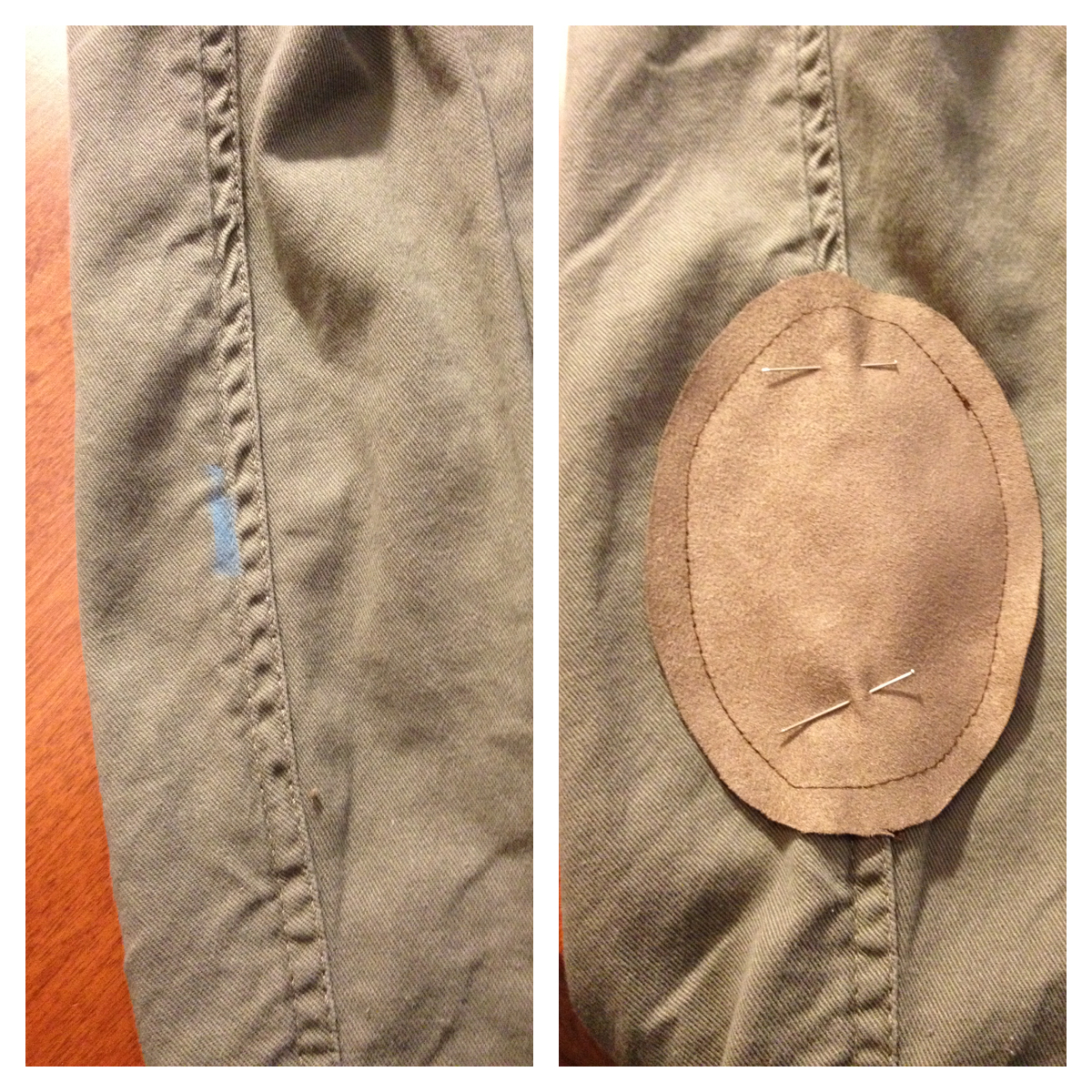 5vie DIY SUEDE ELBOW PATCHES