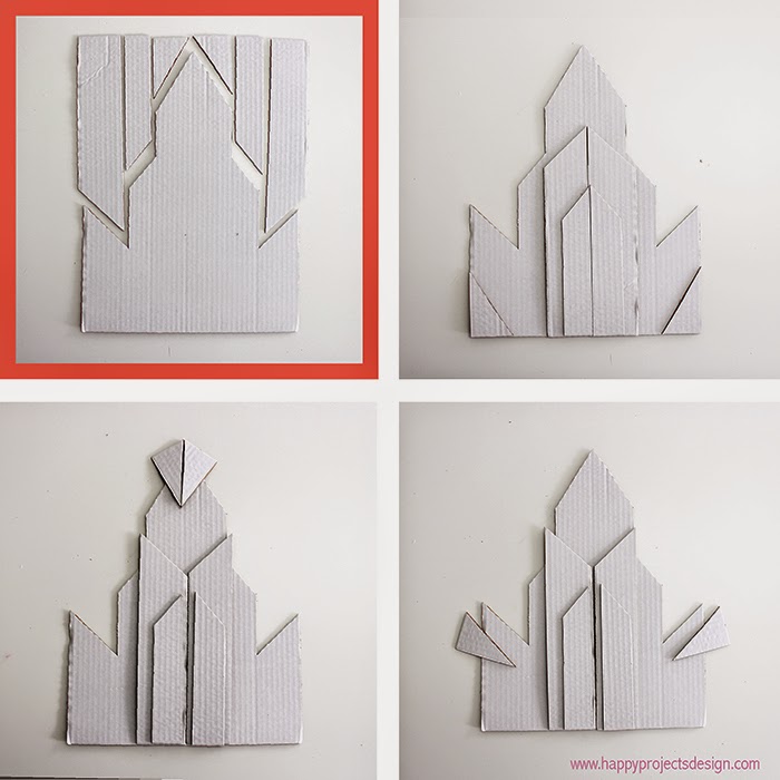 Castillo Frozen DIY en 2D: opciones con 6 trozos Castillo Frozen DIY en 2D: opciones con 6 trozos