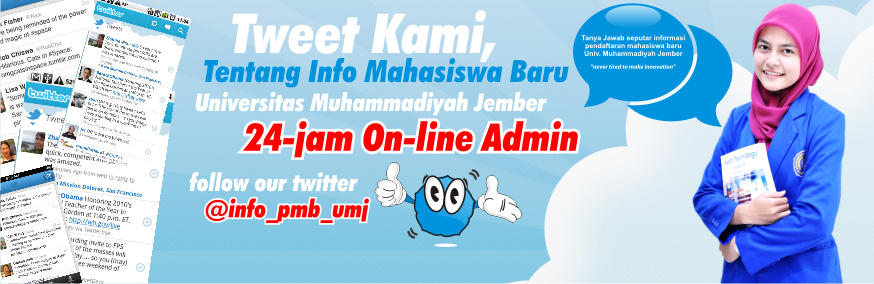 Pendaftaran Mahasiswa Baru Universitas Muhammadiyah Jember