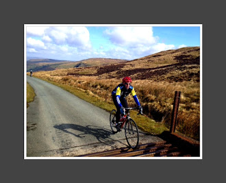 Ron crests the Bwlch Y Groes
