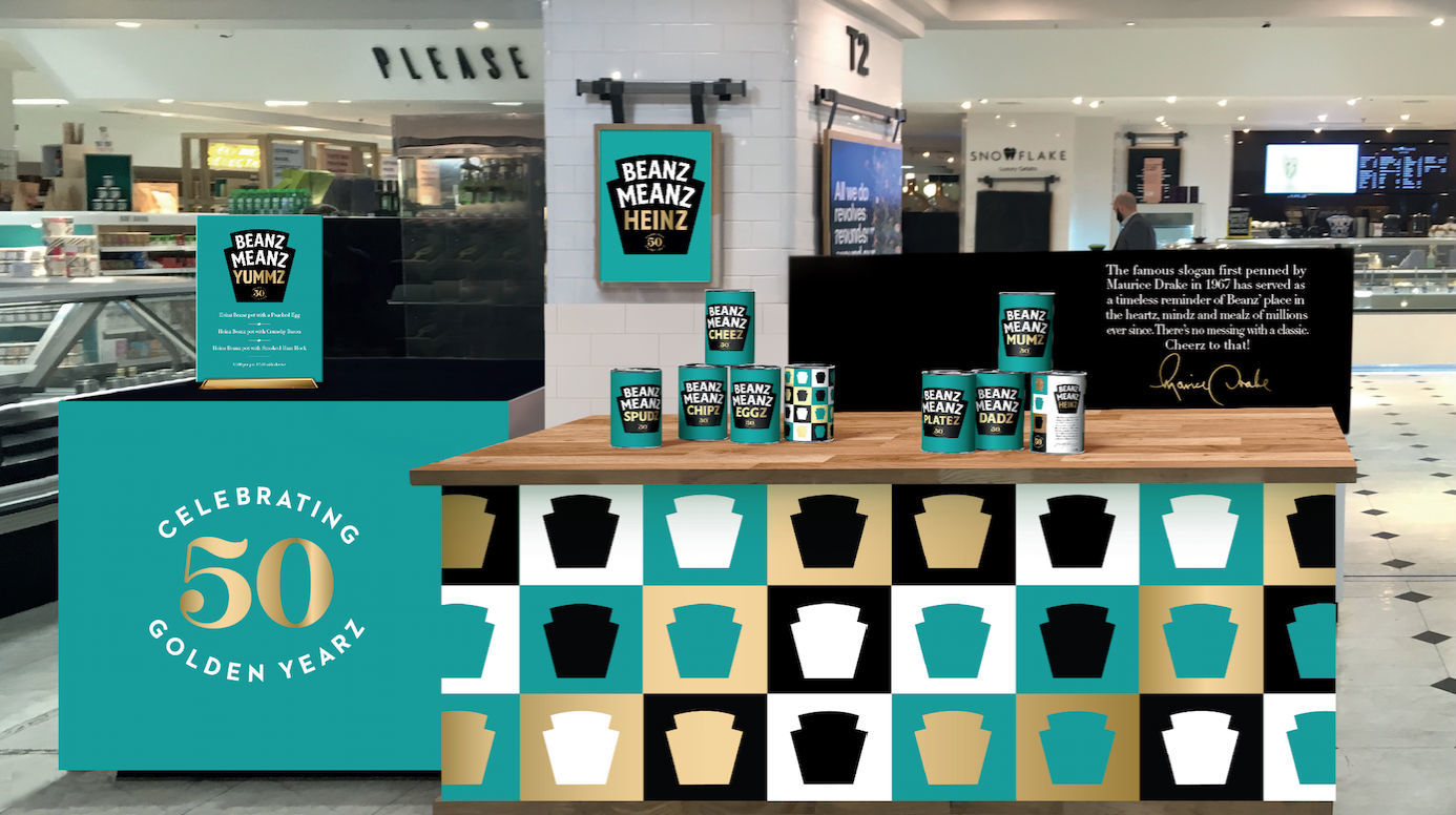 London Popups The Heinz Baked Beans Popup Cafe in Selfridges in