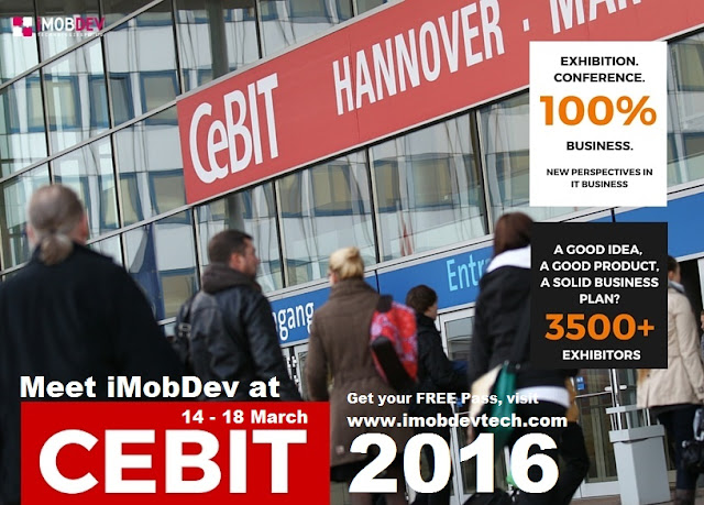 iMobdev to showcase Web Mobile App Design Development Solutions at CeBIT Hannover 2016